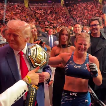 Trump at UFC
