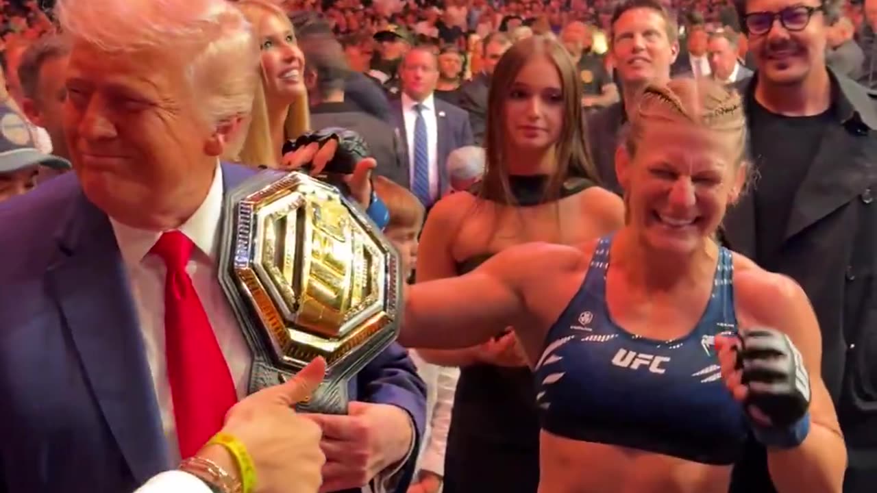 Trump at UFC