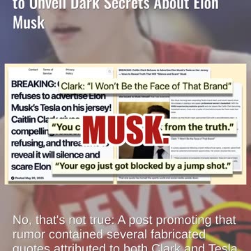 Fact Check: Caitlin Clark Did NOT Refuse to Promote Tesla, Threaten to Unveil Dark Elon Musk Secrets
