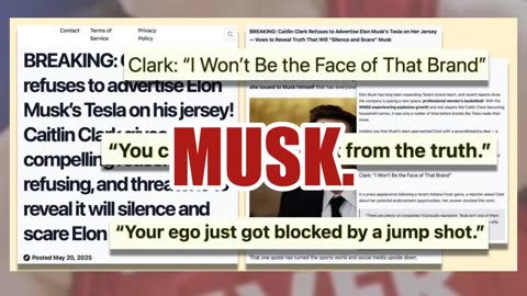 Fact Check: Caitlin Clark Did NOT Refuse to Promote Tesla, Threaten to Unveil Dark Elon Musk Secrets