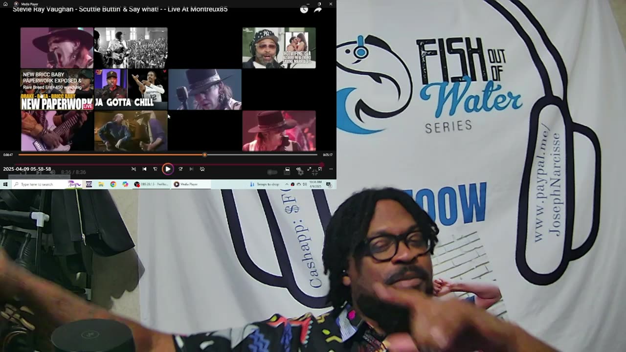 Stevie Ray Vaughan Scuttle Buttin Live At Montreux Casino Reaction