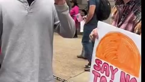 NO KINGS PROTESTOR CANNOT OFFER UP A SINGLE REASON AS TO HER PROTEST