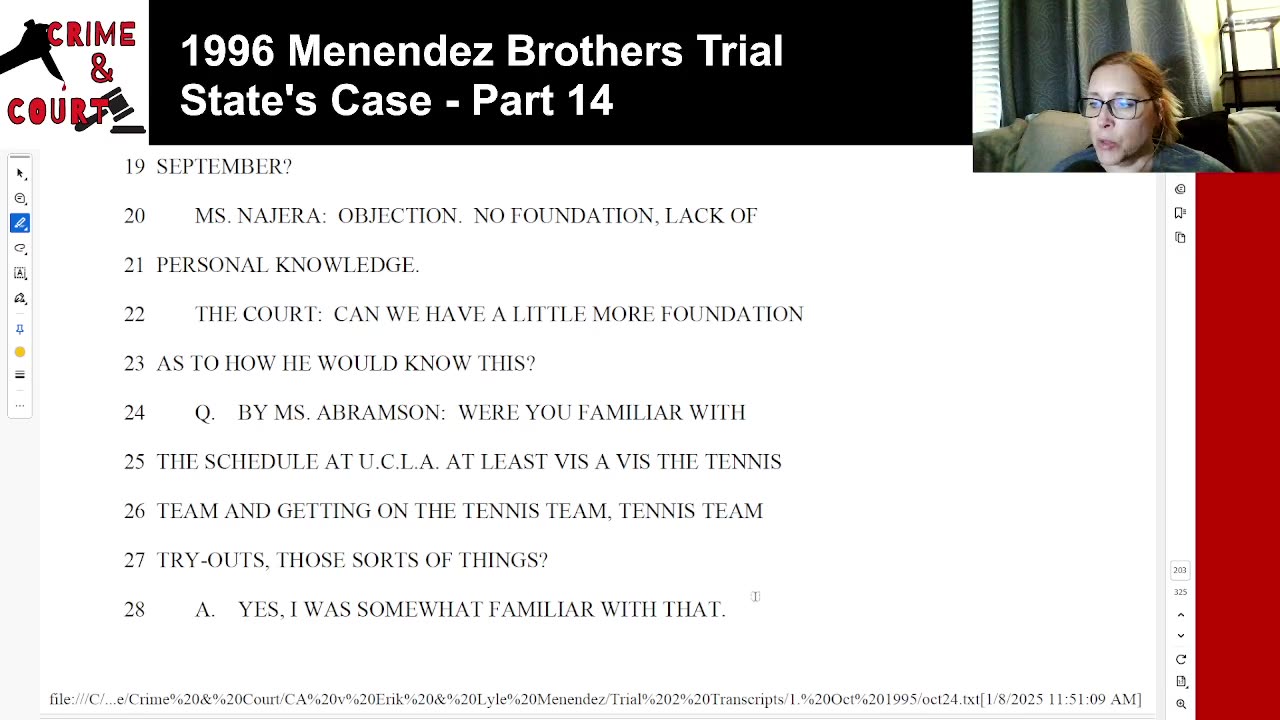 Menendez Brothers 1996 Trial | The State’s Case - Part 14 Mark Heffernan (CA v Erik & Lyle Menendez)