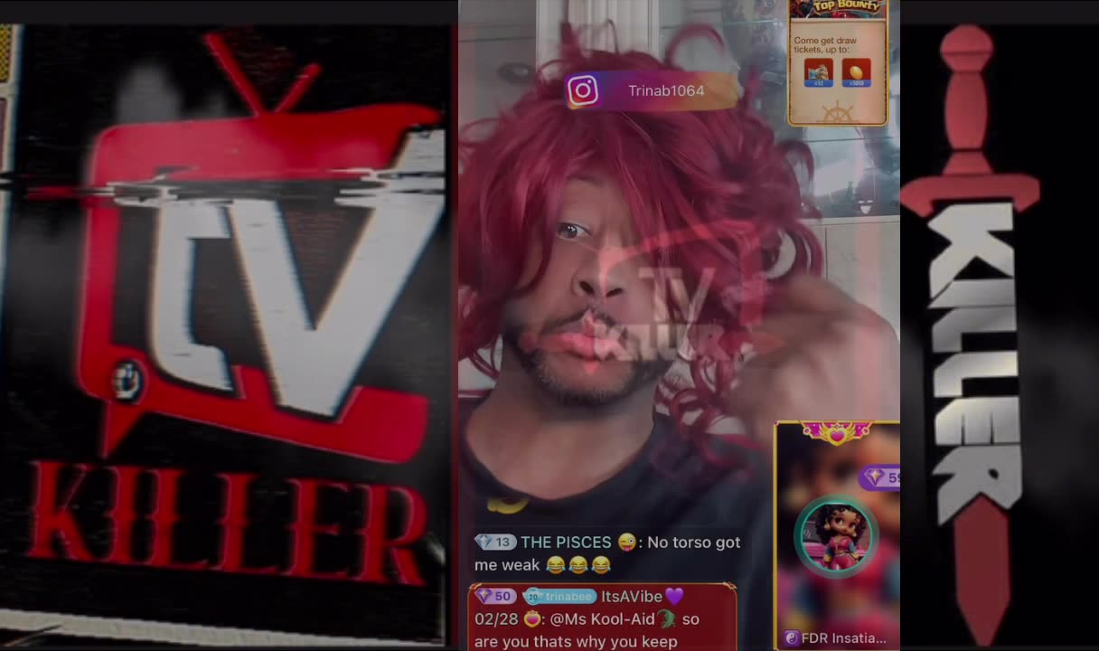 KEKE JOINS TRINA BEE LIVE TO READ THE FUCK OUT OF TOMIKAY