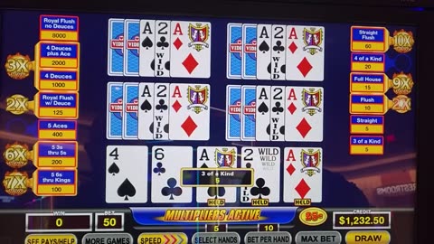 Big Multipliers And Big Video Poker Hits!