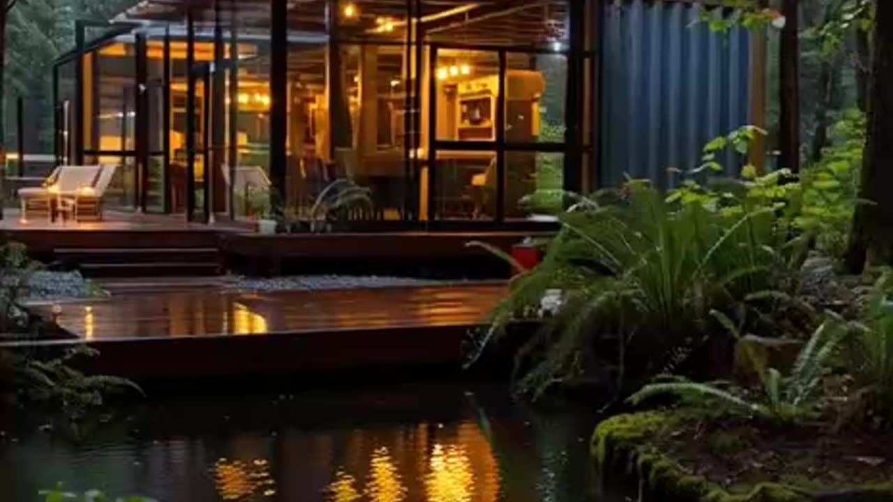 Stunning Container Cabin for Nature Lovers