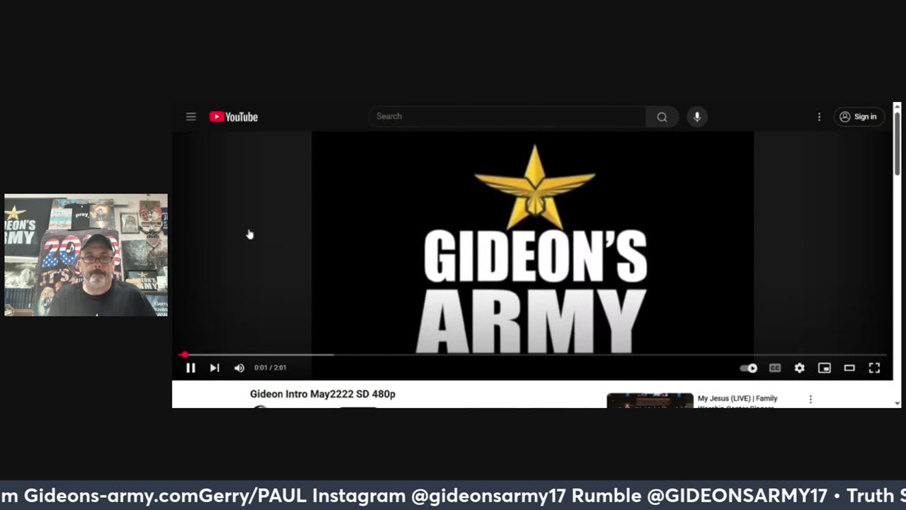 GIDEONS ARMY WED LIVE 8/13/25 930 AM EST !!!