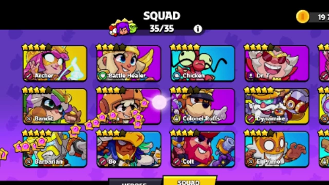 ( • ̀ω•́ )✧(O_O;) Turn pain into power 😔➡️⚡💪SquadLeague(May 2025)|Squad Busters #squadbusters