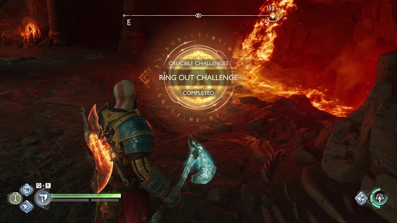 "Ring Out Challenge" on Normal Difficulty (Muspelheim Trials).