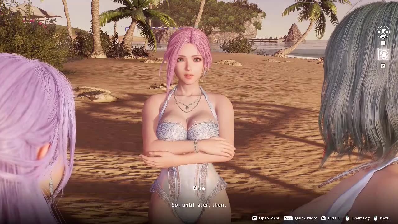 elise route complete story all dialogue/cutscenes Venus Vacation PRISM DEAD OR ALIVE Xtreme