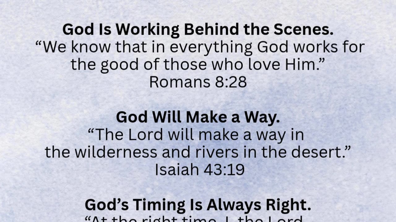 God has the Final Say
