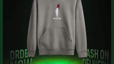 Palestine Solidarity Hoodie | Stand With Gaza | Premium Quality | Free Shipping + COD Pakistan