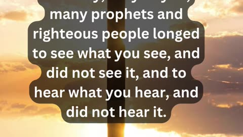 Journey of faith and spiritual growth Matthew 13:16-17 Daily Bible Verse