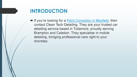 Best Paint Correction in Mayfield
