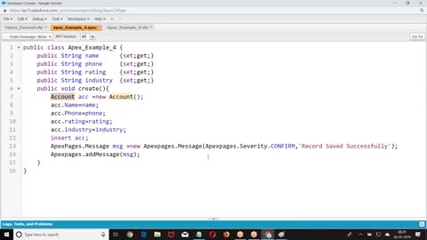 Salesforce Apex Videos-22. Apex Controller