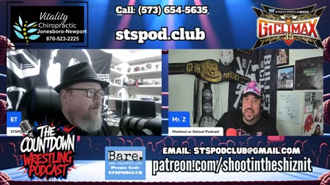 LIVE!! The Countdown Wrestling Podcast EP: 87, 9th Annual “Top 10 Performers of G1 Climax,"2025