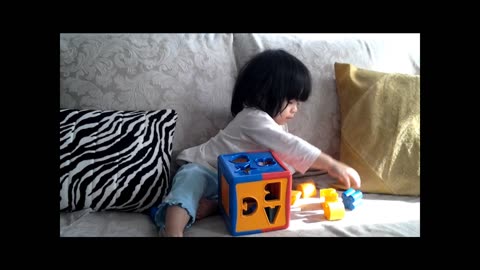 Baby Christine's Adorable Moment Learning Shapes | Cutest Smart Kid Ever!