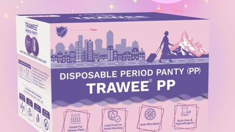 Travel Smart During Periods with TRAWEE® Disposable Period Panty