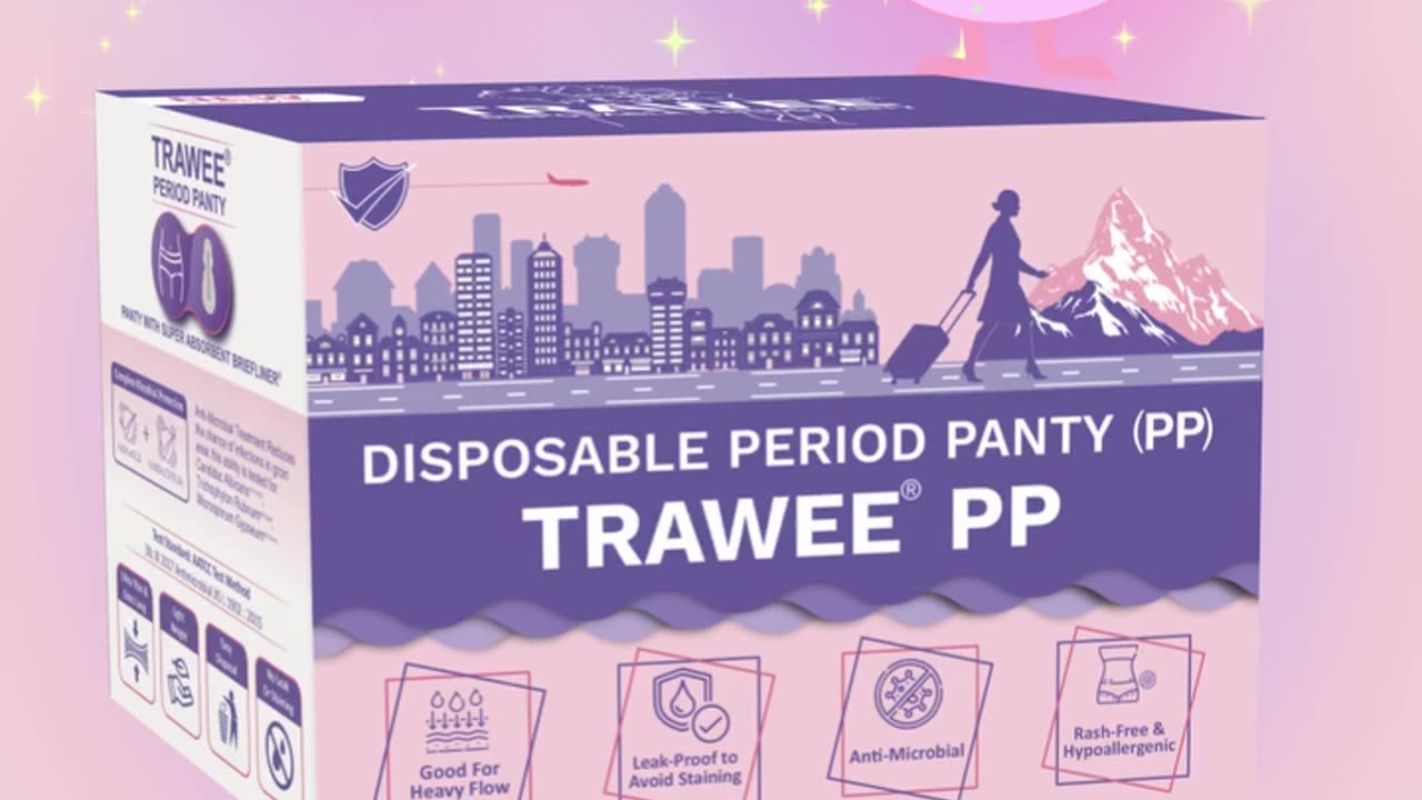 Travel Smart During Periods with TRAWEE® Disposable Period Panty