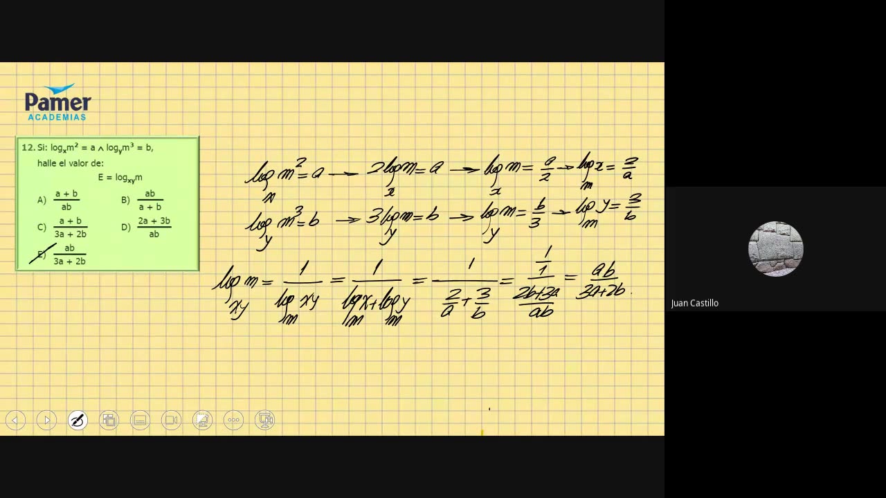 PAMER SEMESTRAL 2023 | Repaso 5 | Álgebra