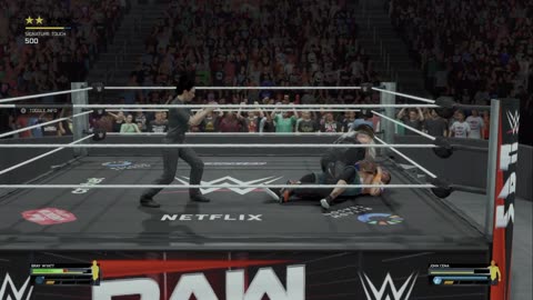 wwe 2k25 329 universe Bray Wyatt VS John Cena