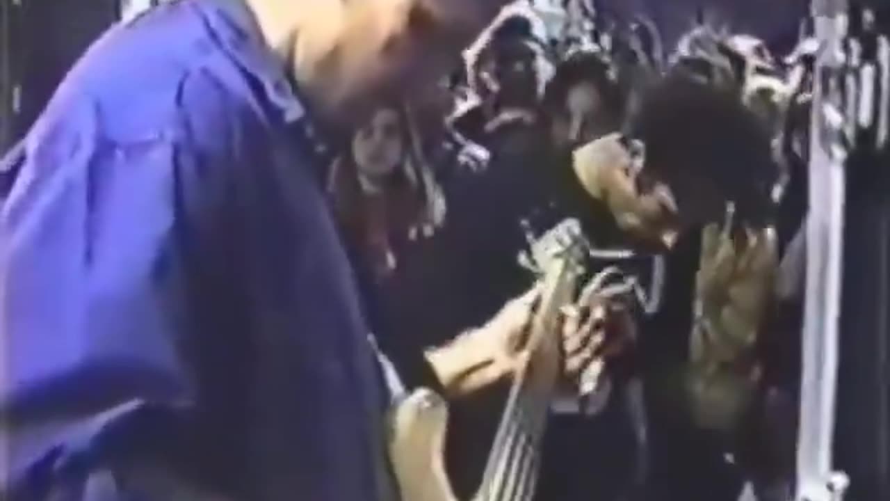 Rage Against The Machine plays at Zed's record store in Long Beach in March 1992