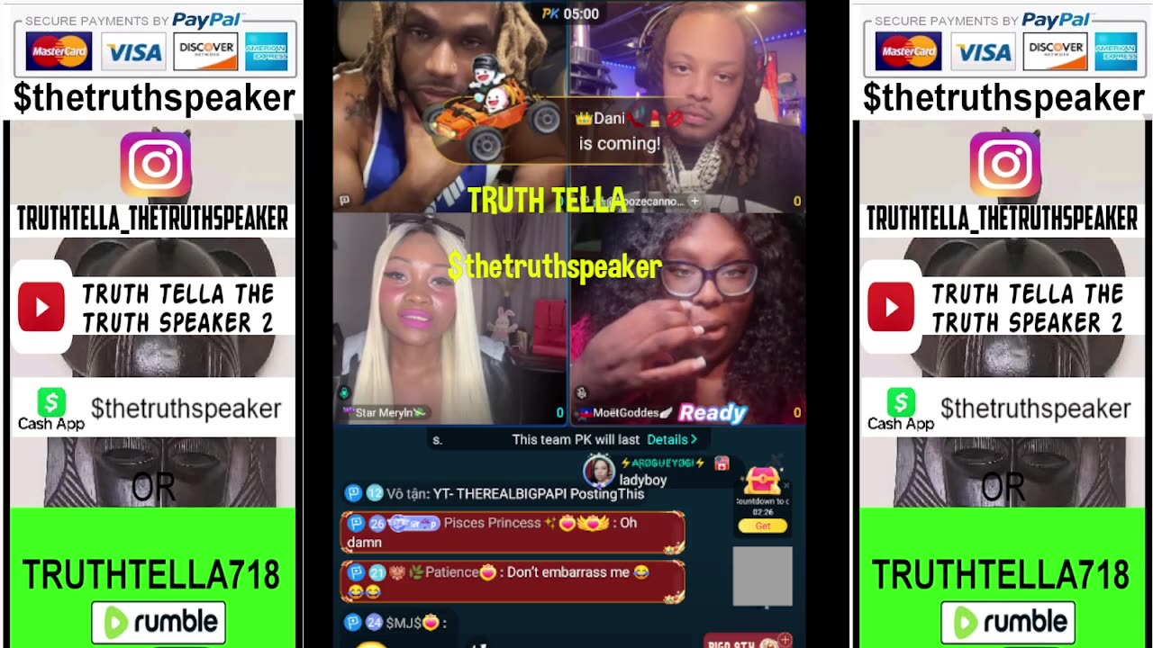 TKO CAPONE (TEMU) & HOT COCOA VS. LOOZECANNON & MOET GODDESS TEAM PK & RAP BATTLE