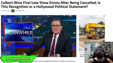 Colbert Finally Wins An Emmy After CBS Cancel's His Late Night Show