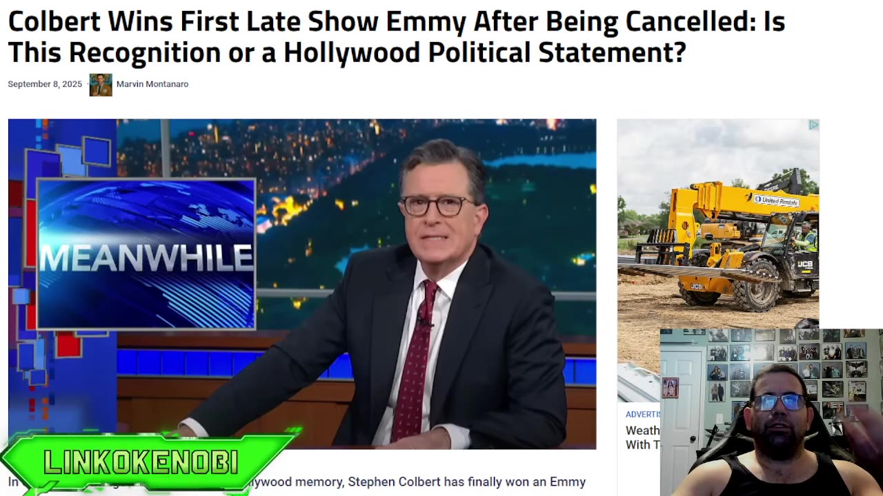 Colbert Finally Wins An Emmy After CBS Cancel's His Late Night Show