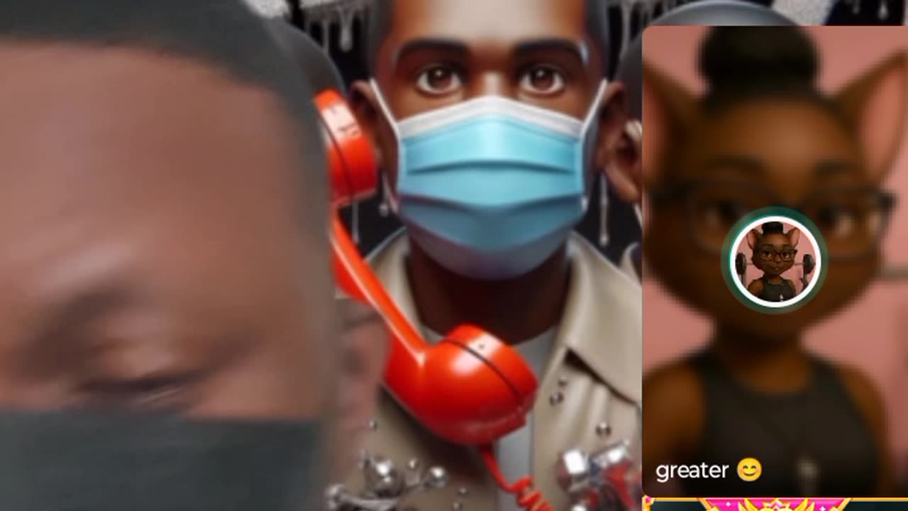 Jessy on the chopping board over on Messycaller live