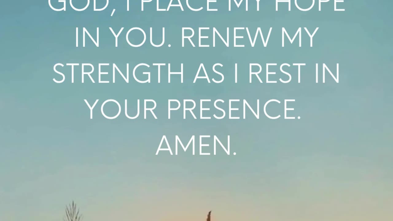 When you’re tired, remember who your strength comes from.