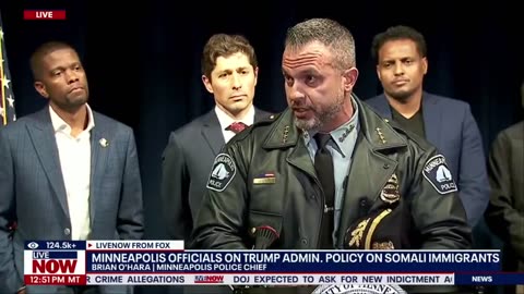 Minneapolis police chief is demanding Somalians and residents CALL 911 on ICE