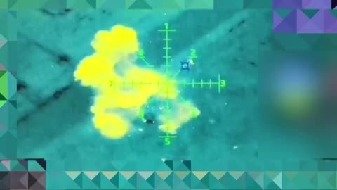 Bomber Drone Drops Heavy Munitions Onto Russian Infantry Group