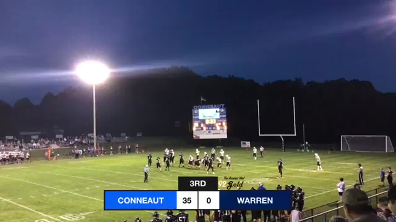AUGUST 22 2025 HIGH SCHOOL FOOTBALL: CONNEAUT VS WARREN