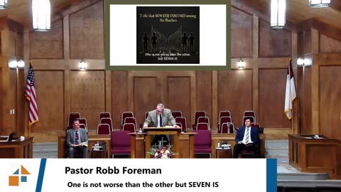 Pastor Robb Forman // One is not worse than the other but SEVEN IS