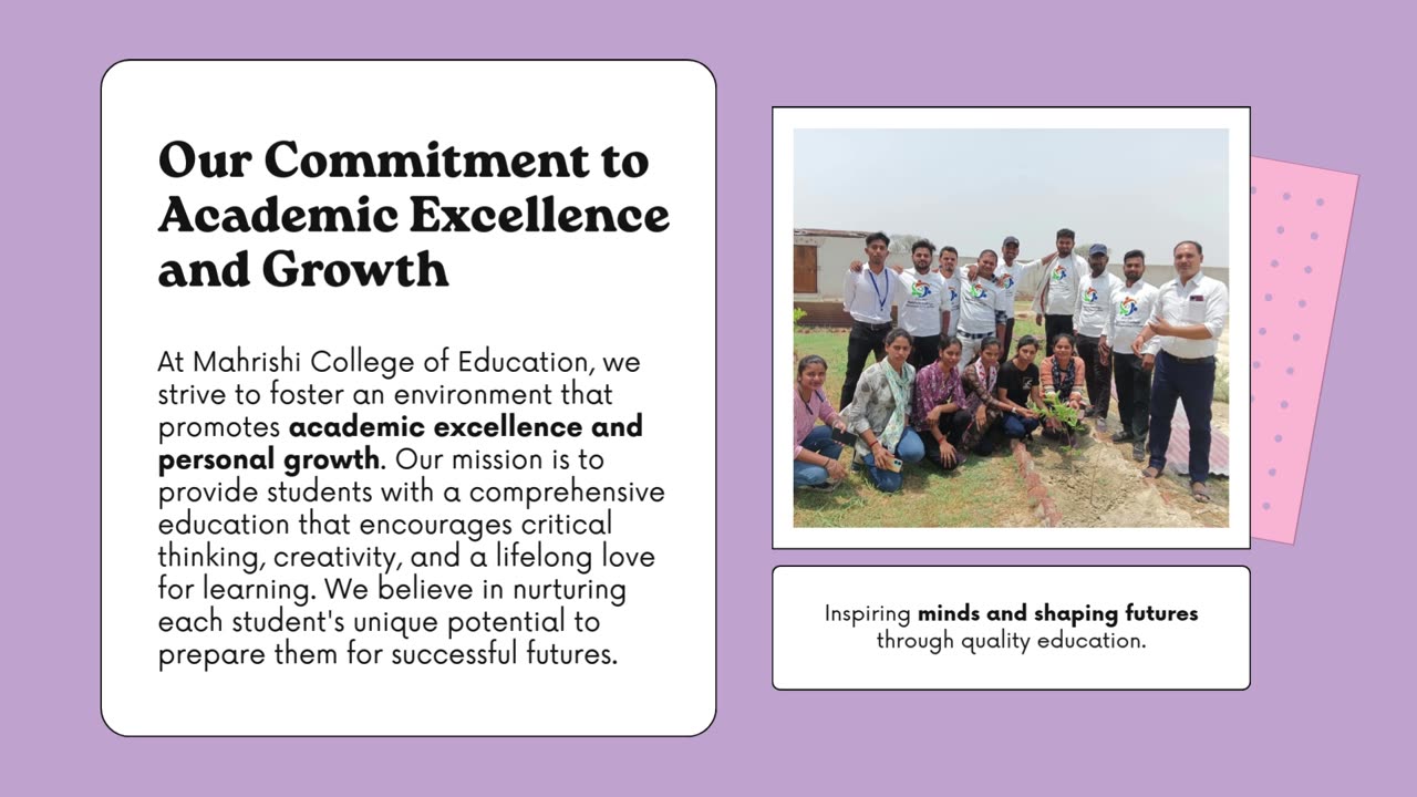 Good College of BA in Kaushambi - Mahrishi College of Education