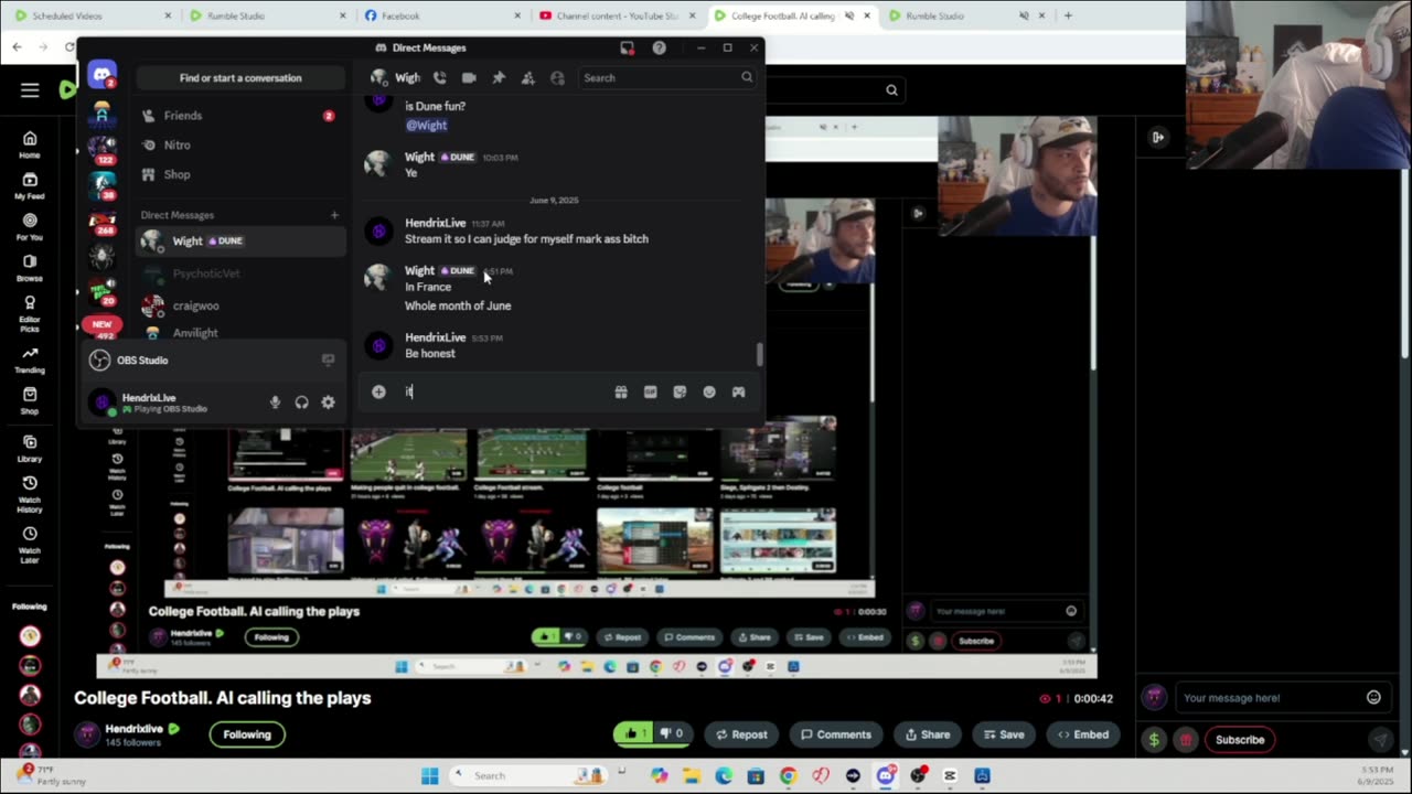 College Football. AI calling the plays