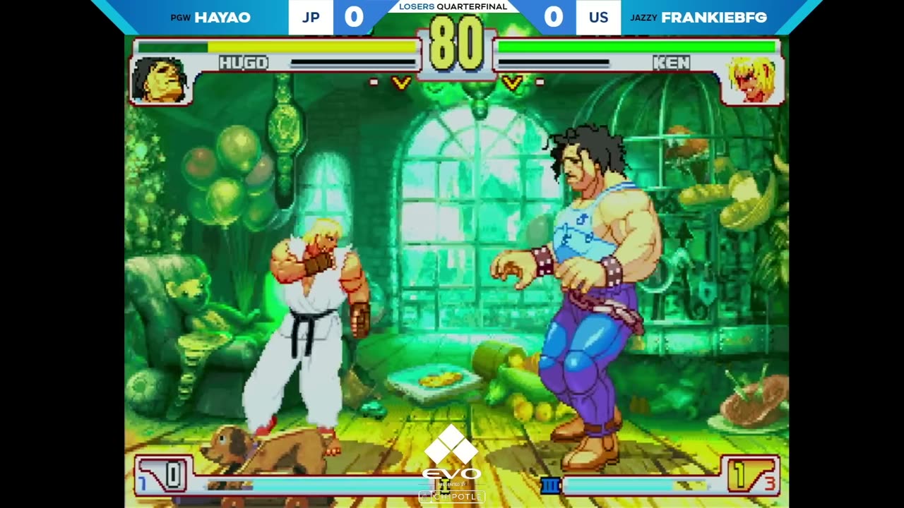 Evo 2024 Street Fighter III 3rd Strike Losers Quarterfinals Hayao vs FrankieBFG