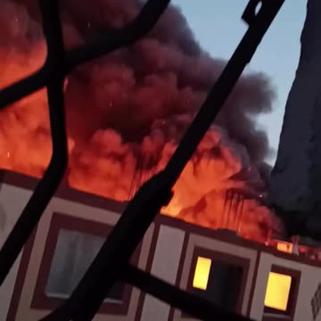 Burning residents' houses and tents to force them to short-term evacuation💔