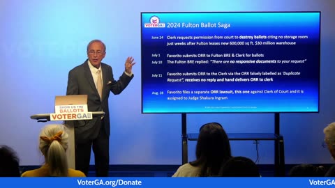 Favorito 5 year Fulton County Chronology & Coverup | 11/17/25