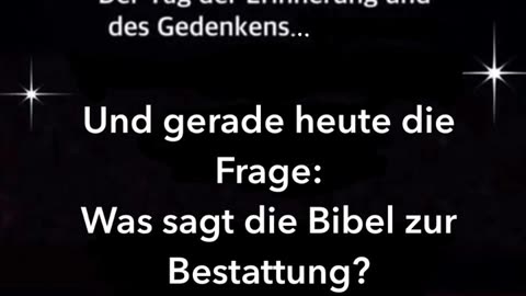 Predigt: »Totensonntag« [Hugo] 1.Mose 23,19