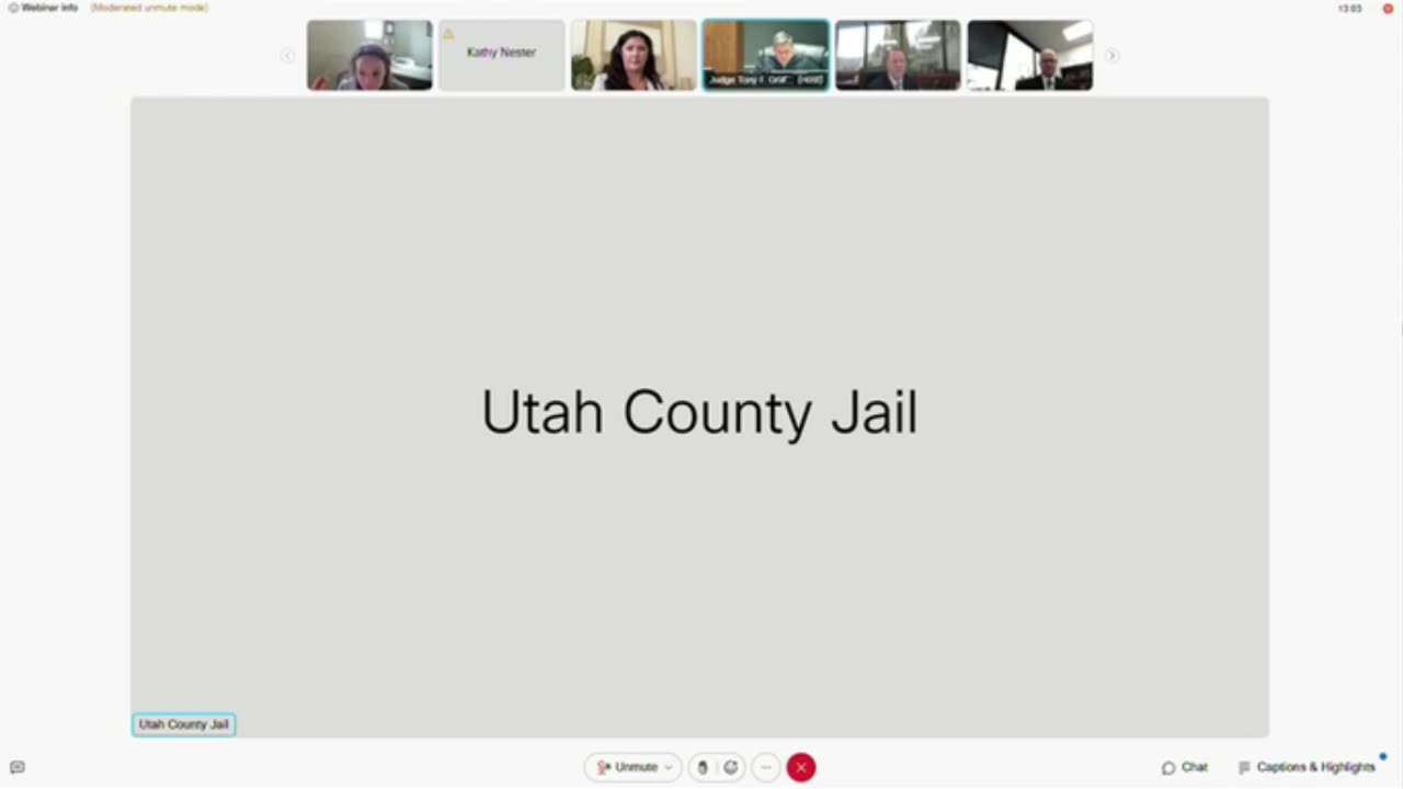 Tyler Robinson 'appeared' in court today via zoom, however the jail DID NOT SHOW HIS FACE