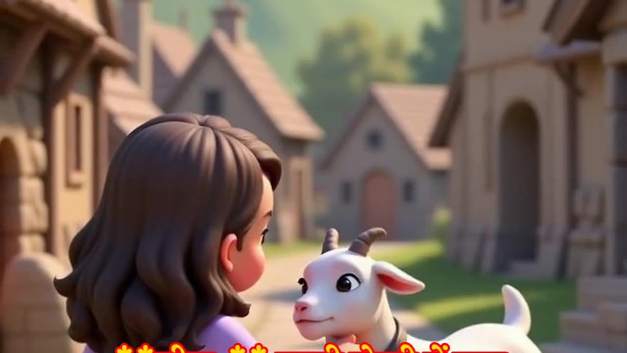 Heartwarming Friendship 🐐👧 | #Shorts