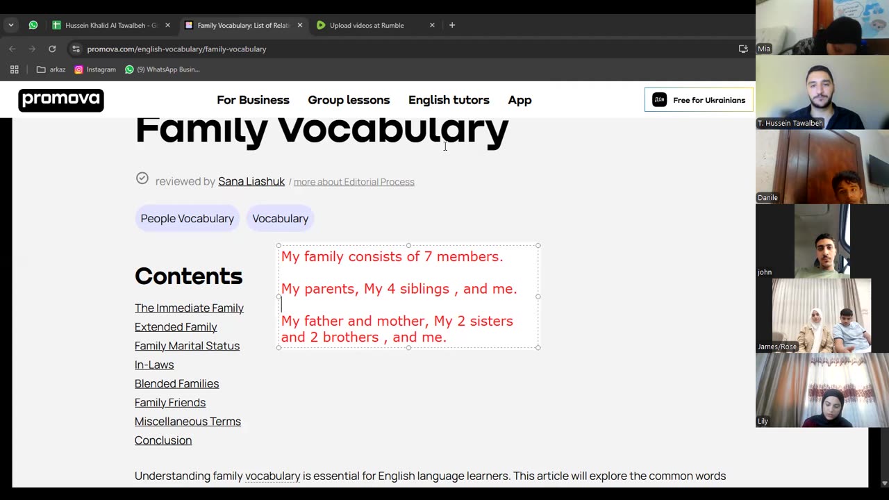 ‏Fluency Builders-A1 (11) Family