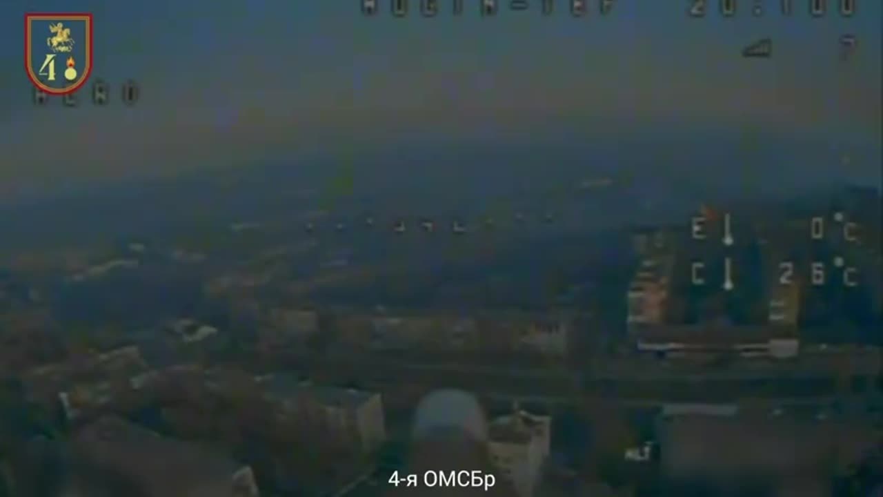 A Russian drone flew into the basement