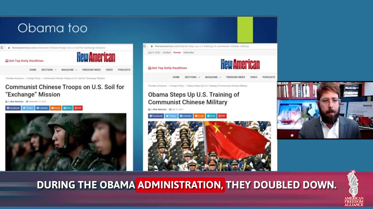 They actually brought CCP soldiers to the United States - Alex Newman