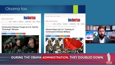 They actually brought CCP soldiers to the United States - Alex Newman