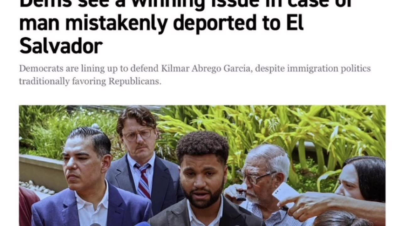 🚨Dems see Abrego-Garcia as “WINNING ISSUE