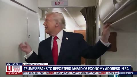 AIR FORCE DEUCE? Trump Bumped by Air Force One Bathroom Door in Hilarious Moment