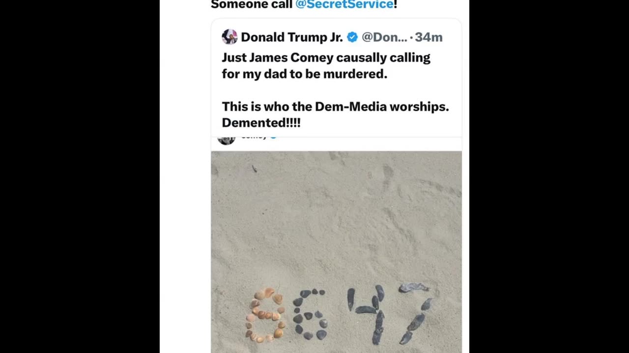 BREAKING UPDATE: The White House says it is taking this "8647" call from